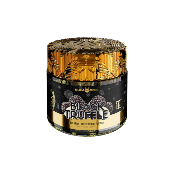 Black Truffle 4 Gram Flower Jar